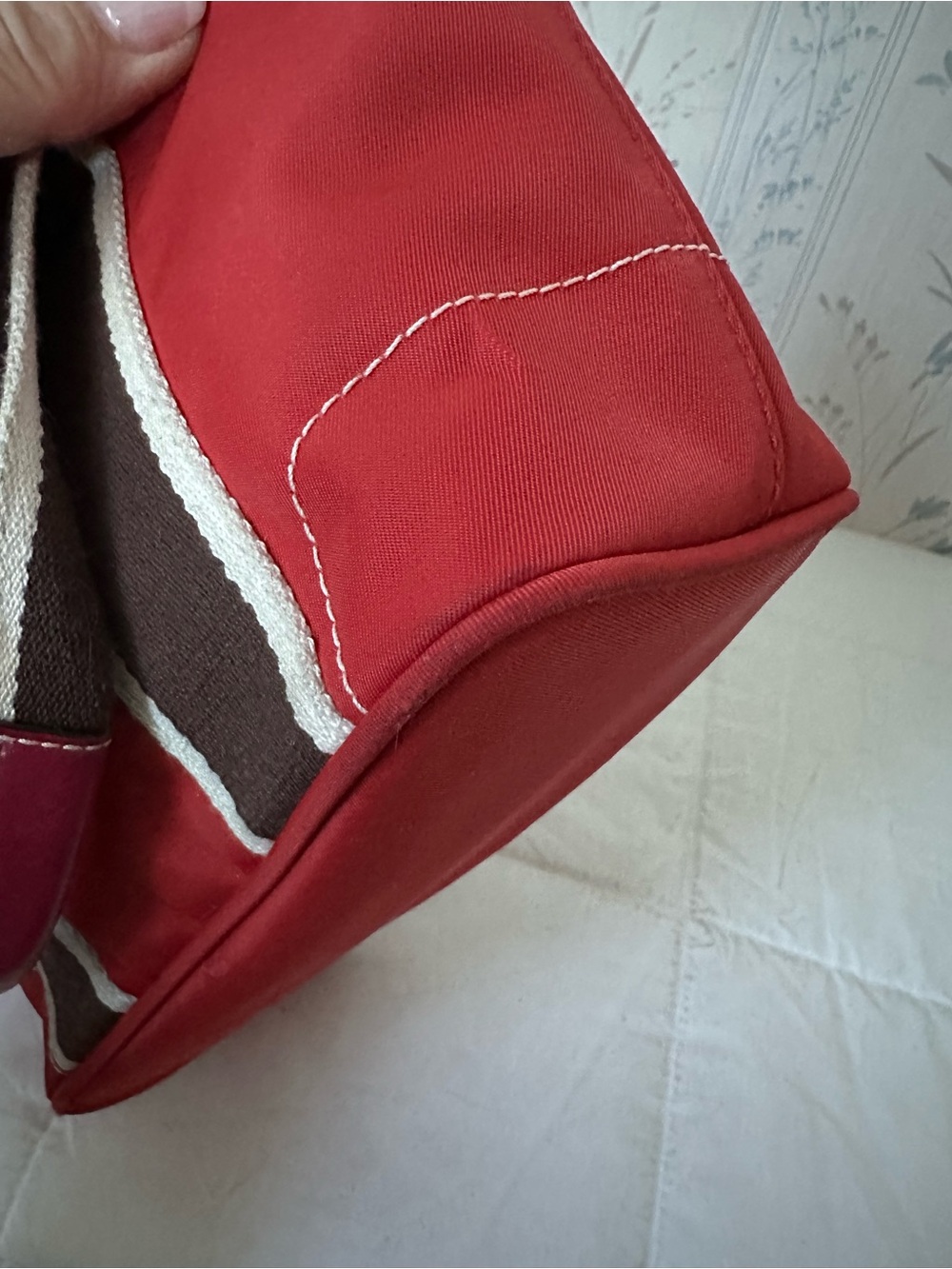 Coach Hampton Mini Red Tote - Picture 7 of 14